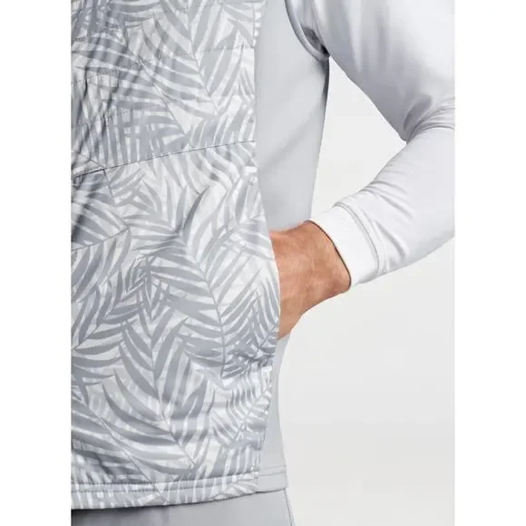 Peter Millar Crown Sport Hyperlight Fuse Elite Quilted Vest Jacket Gray M $200 - Picture 10 of 16